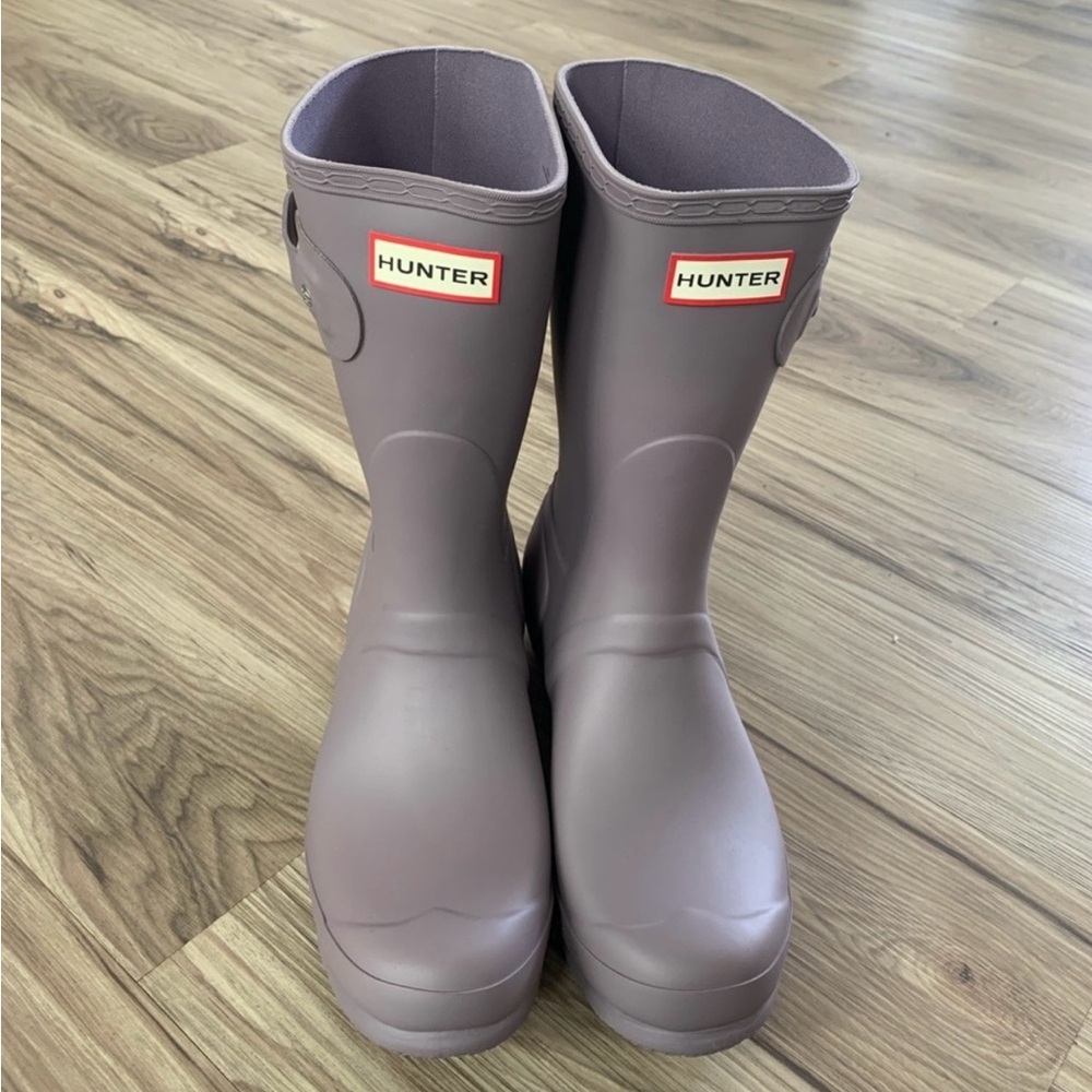 Hunter original short matte rain boots